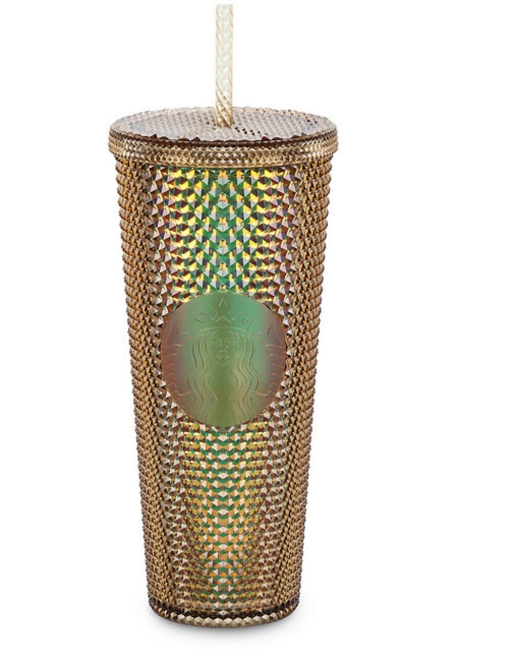 Disney World 50th Anniversary Celebration Grand Finale Starbucks Gold Tumbler